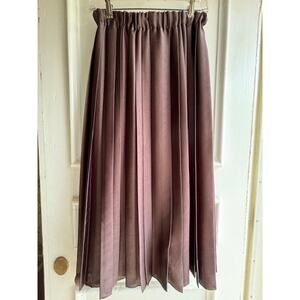 Tibi Pleated Midi Skirt